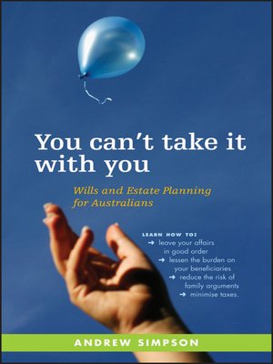 cover image of You Can't Take It With You